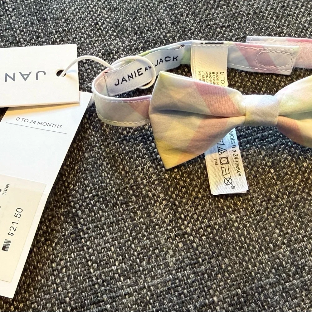 Janie and Jack Pastel Bow Tie